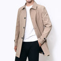 Herren Trenchcoat wasserabweisend mit modernem Schnitt – Orleon