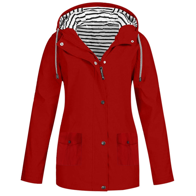 Warme Damenjacke mit Kapuze für den Winter – Elara