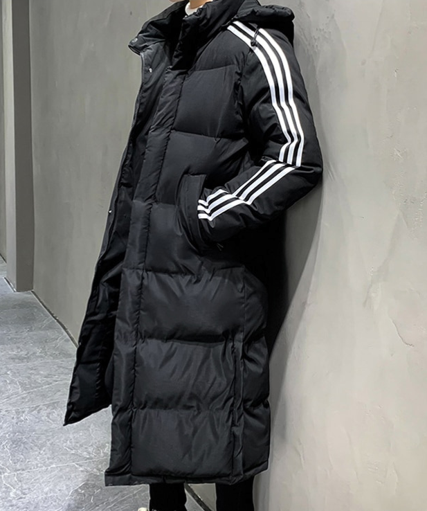 Lange Winterjacke mit Kapuze für kalte Tage – Elias