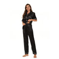 Satin-Pyjama Damen Luxuriös und Bequem – Isabella