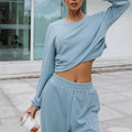 Eleganter Hausanzug aus Rippenstrick für Damen – Mila