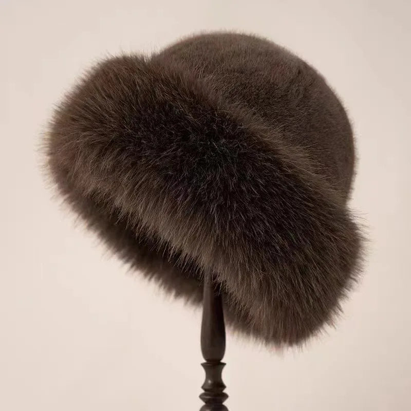 Elegante Kunstfell-Wintermütze für Damen – Julitta