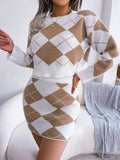 Lässiges Lounge-Set mit Muster für Damen – Inez