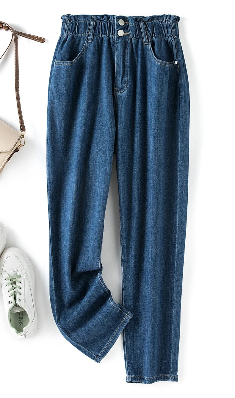 High-Waist Mom-Jeans in Übergröße – Emilia