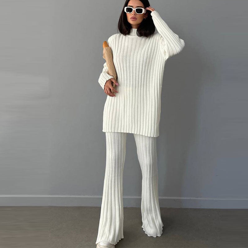 Kuscheliges 2-teiliges Lounge-Set mit Rollkragen – Evelyn