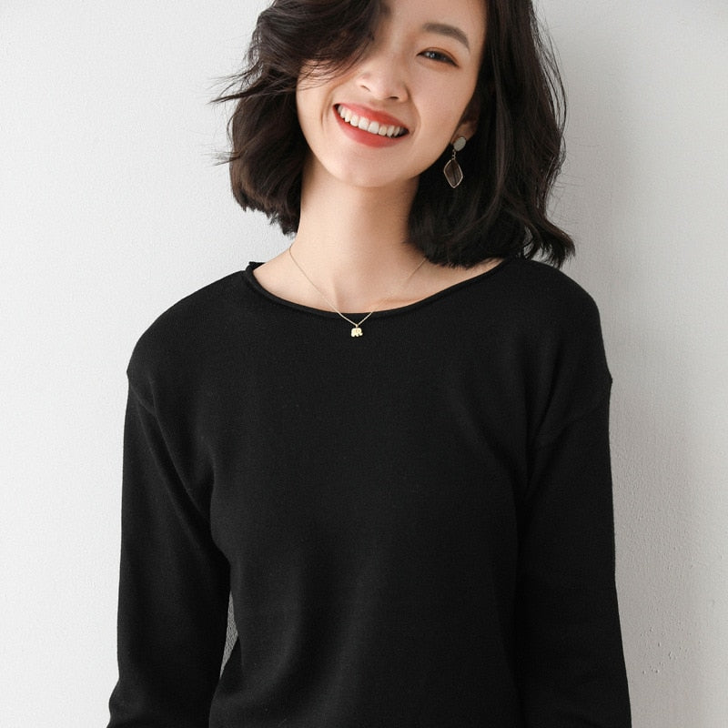 Basic Pullover für Damen – Laura