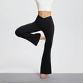 Elastische Damen-Yogahose mit V-Taille & Taschen – Luna