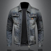 Retro-Denimjacke für zeitlosen Stil und Komfort – Arne