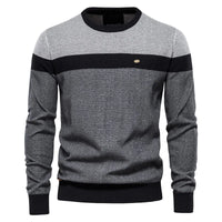 Eleganter Herrenpullover mit feinem Strickdesign – Julian