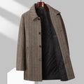 Eleganter Herrenmantel mit warmem Futter und modernem Schnitt – Ravion