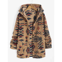 Flauschiger Azteken-Cardigan für Damen – Maya