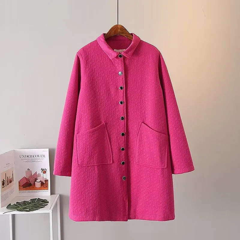 Geprägte Übergangsjacke mit Stehkragen – Marcel