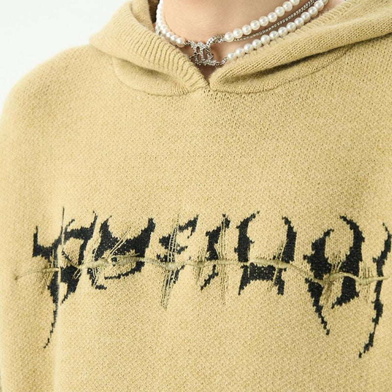 Warmer Strick Kapuzenpullover für kalte Tage – Jan