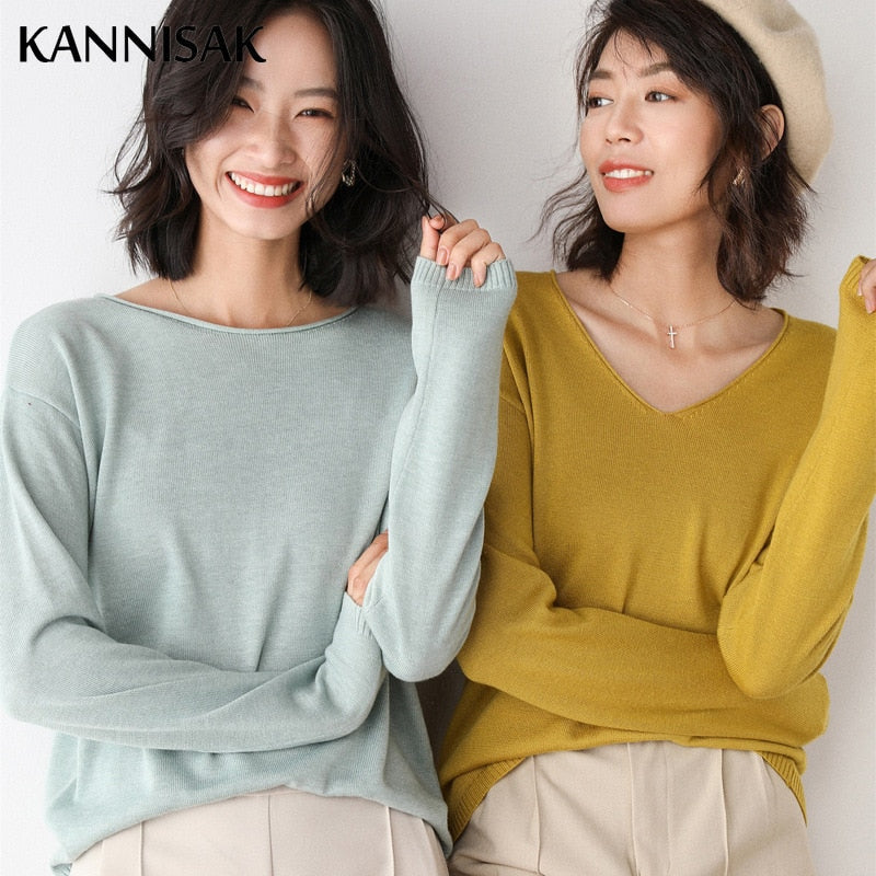 Basic Pullover für Damen – Laura