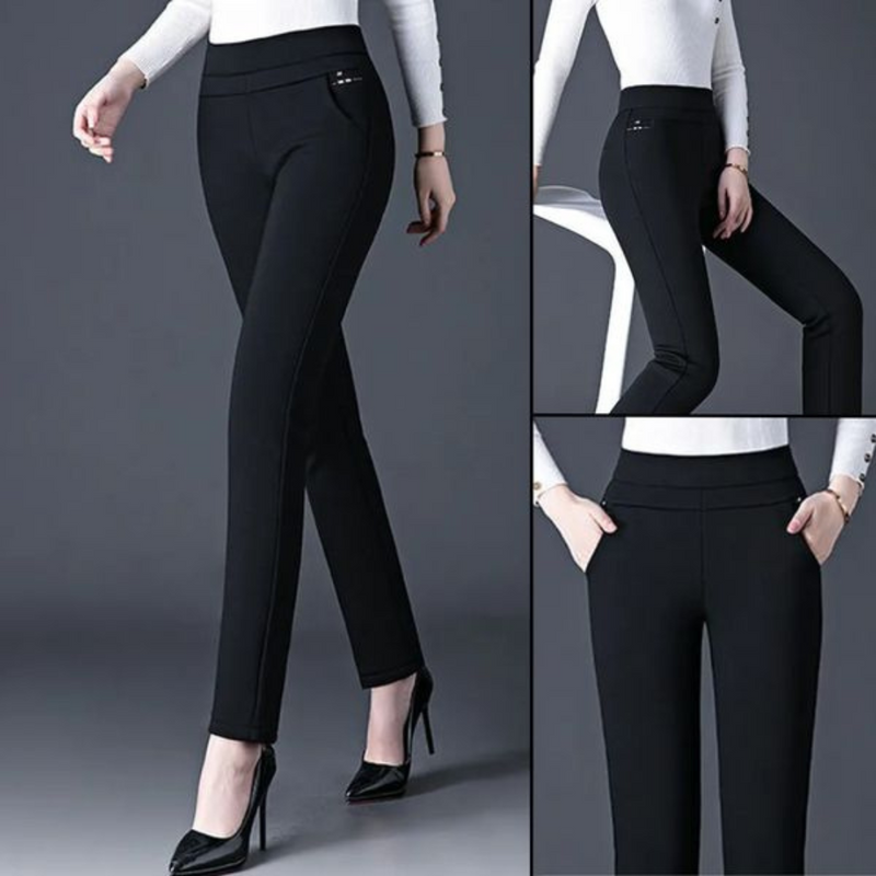 Gerade Hose mit Hoher Taille für Damen – Emilia