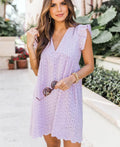 V-Ausschnitt Partykleid mit Taschen Damen – Saralya