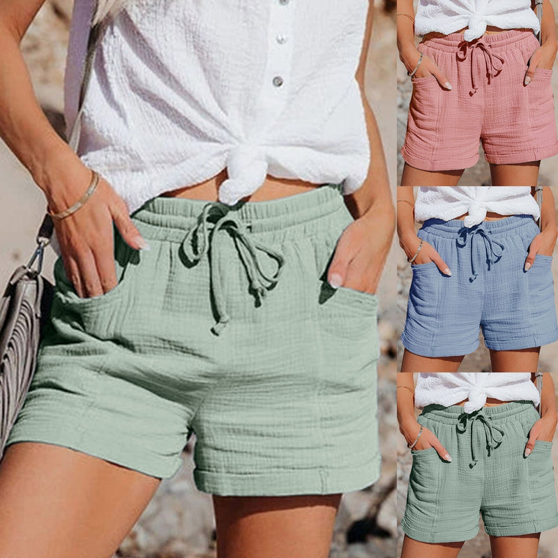 Baumwoll-Shorts Damen Leicht und Bequem – Livia