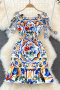 Sommerkleid Elegant Luftig Inselstil für Damen – Solena