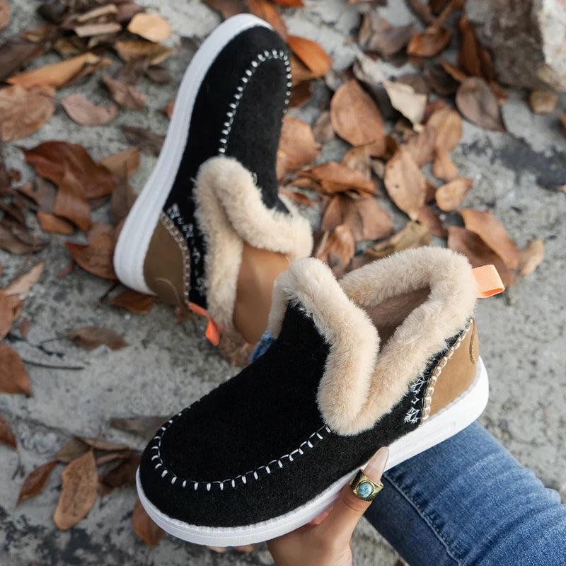 Warme Winterstiefel Damen wasserdicht und bequem – Christa