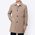 Herren Trenchcoat wasserabweisend mit modernem Schnitt – Orleon