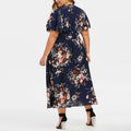 Luftiges Boho-Chiffonkleid in Übergröße für den Sommer – Lena