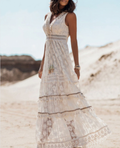 Sommer Maxikleid Damen mit elegantem Design – Alissara