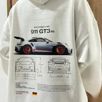 Sportlicher Oversized Hoodie mit Racing-Design – Noah
