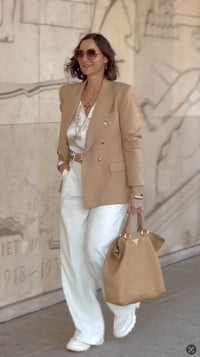 Leichtes Leinen Sommer-Outfit für Damen – Doreen