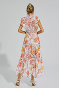 Spitzen Maxikleid Damen elegant luftig Sommerkleid – Marivella
