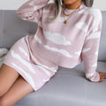 Lässiges Lounge-Set mit Muster für Damen – Inez