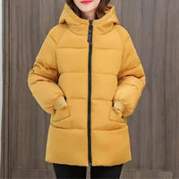 Oversize Winterparka mit Kapuze & Baumwollpolsterung – Maggie