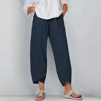 Damen Weit Bein Sommerhose Aus Baumwolle – Matilda