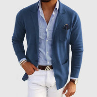 Eleganter Herren-Blazer mit Reverskragen und stilvollen Knopftaschen – Elias