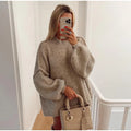 Damen Pullover Warm Weich Oversize Herbst Look – Liliane