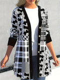Leichte Damenstrickjacke mit Muster und Komfort – Evelora