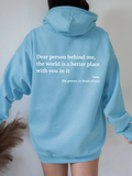 Gemütlicher Kapuzenpullover mit Statement-Design – Catharina
