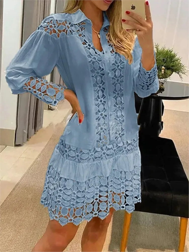 Kleid Damen Elegant Bequem Figurbetont – Clara