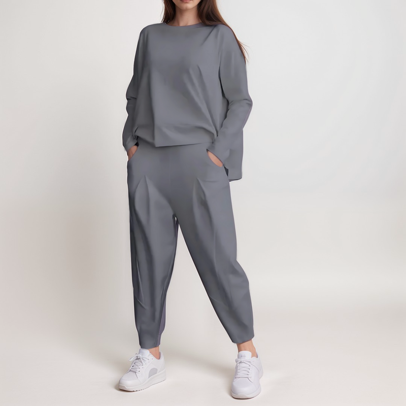 Damen Zweiteiler Set Elegant und Bequem für Alltag – Frida
