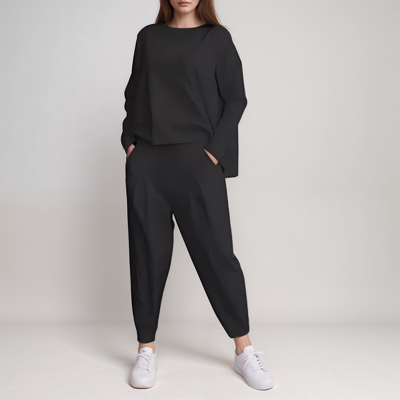 Damen Zweiteiler Set Elegant und Bequem für Alltag – Frida