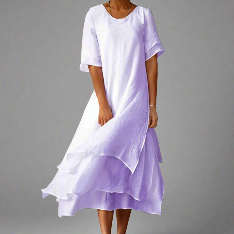 Baumwoll Langkleid Damen Elegant Sommer Look – Mila