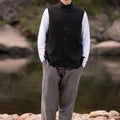 Traditionelle Trachtenweste mit Stehkragen & Vintage-Stil – Lucio