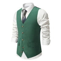 Vintage-Wildlederweste im Steampunk-Stil – Miguel
