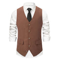 Vintage-Wildlederweste im Steampunk-Stil – Miguel
