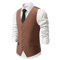 Vintage-Wildlederweste im Steampunk-Stil – Miguel