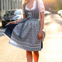 Retro-Oktoberfest-Dirndl mit hoher Taille – Angela