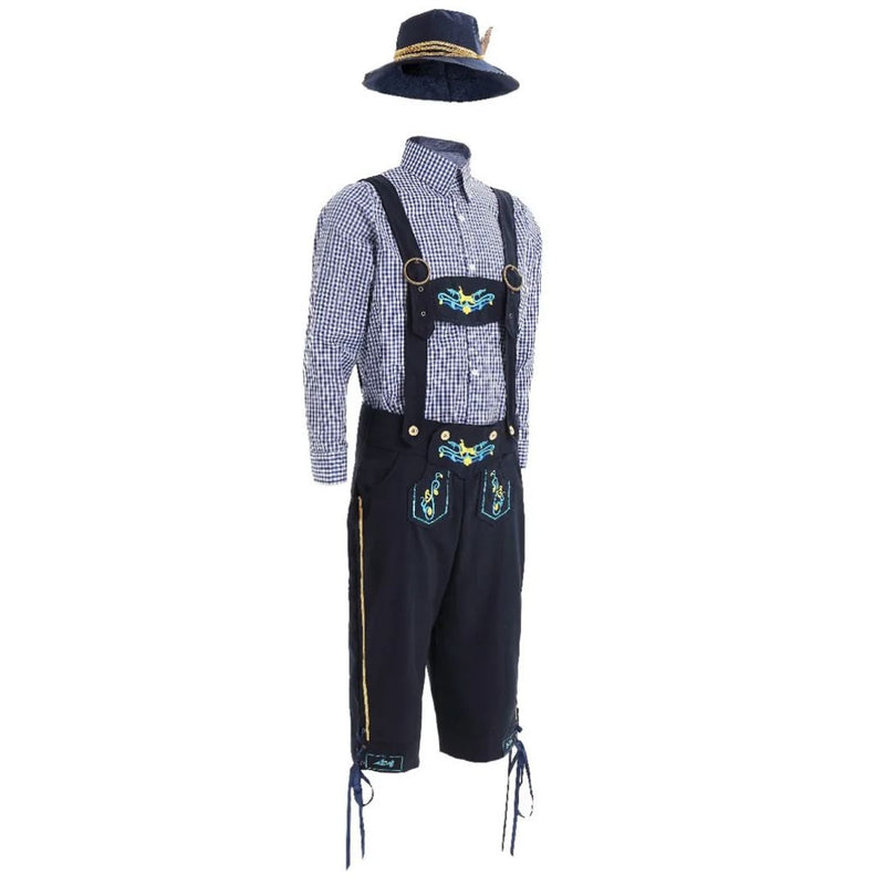 Authentische bayerische Lederhose für Oktoberfest & Trachten – Elias