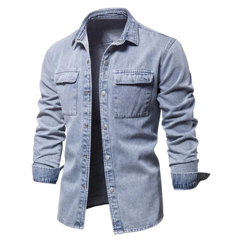 Lässiges Jeans-Trachtenhemd für Herren – William