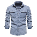 Lässiges Jeans-Trachtenhemd für Herren – William