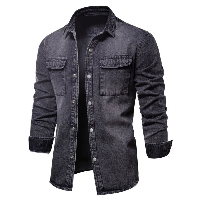 Lässiges Jeans-Trachtenhemd für Herren – William