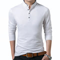 Business-Casual Polo-Trachtenhemd aus Baumwolle – Maxim